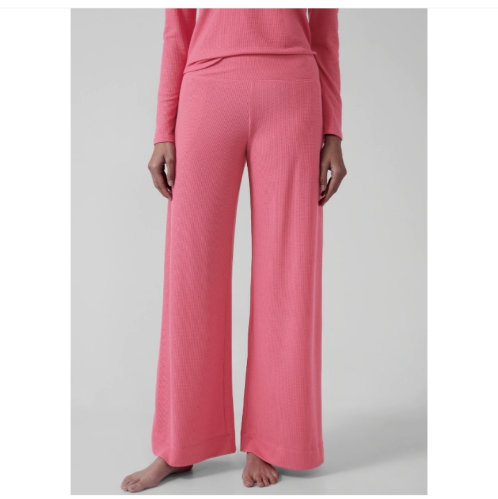 Athleta Pink Wide Leg Pants